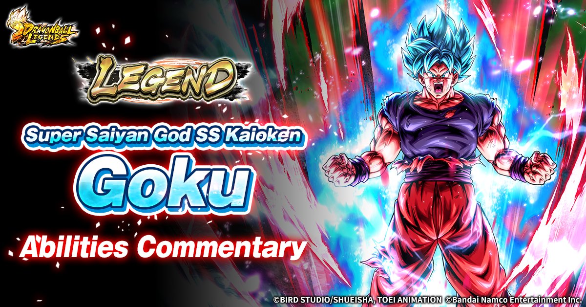 DB_Legends's tweet photo. The abilities of the new LEGEND "Super Saiyan God SS Kaioken Goku" have been released on the official site!

Check them out here: https://t.co/pq0Aq3Bty5

#DBLegends
#DragonBall https://t.co/TEwD4u6NX5