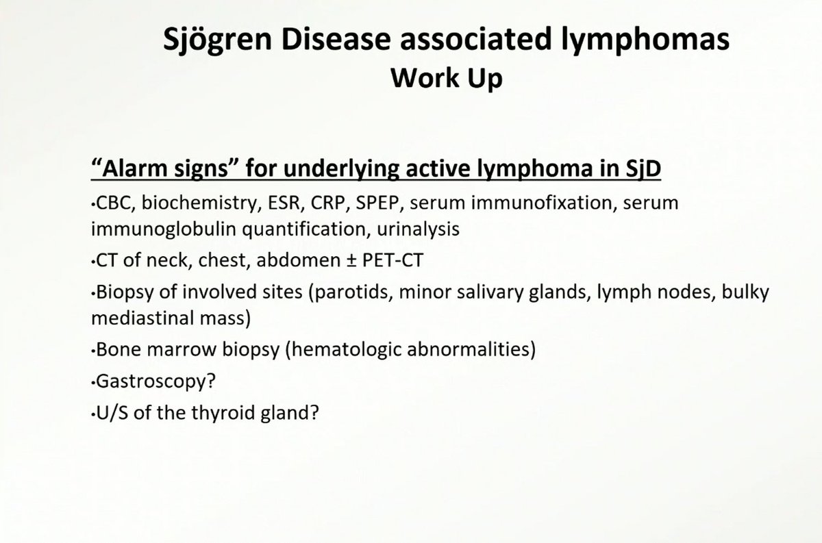 hanadymanasfi's tweet photo. #sjogren work up for Lymphoma https://t.co/8QNguWymA6