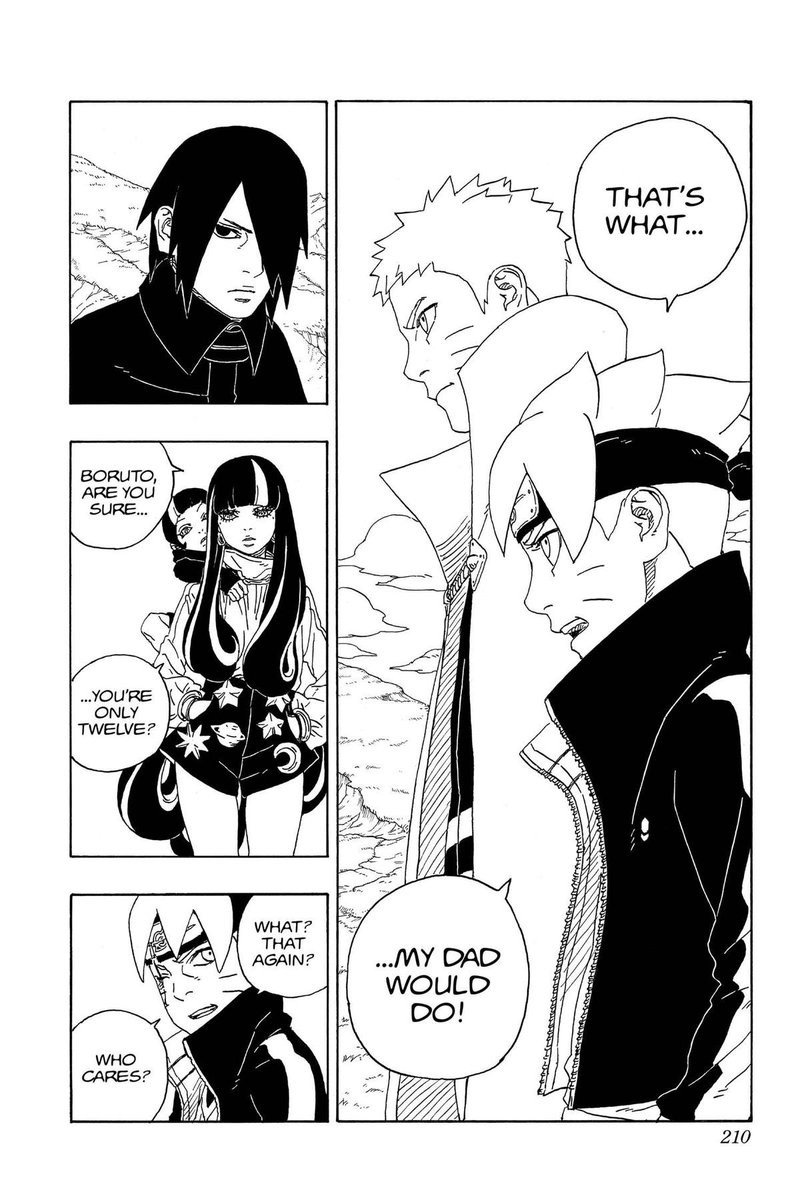 AmedusX's tweet photo. Anyways read Boruto nng and tbv and catch up to it while it's on break 🔥👌 https://t.co/doLuRBhN8Z