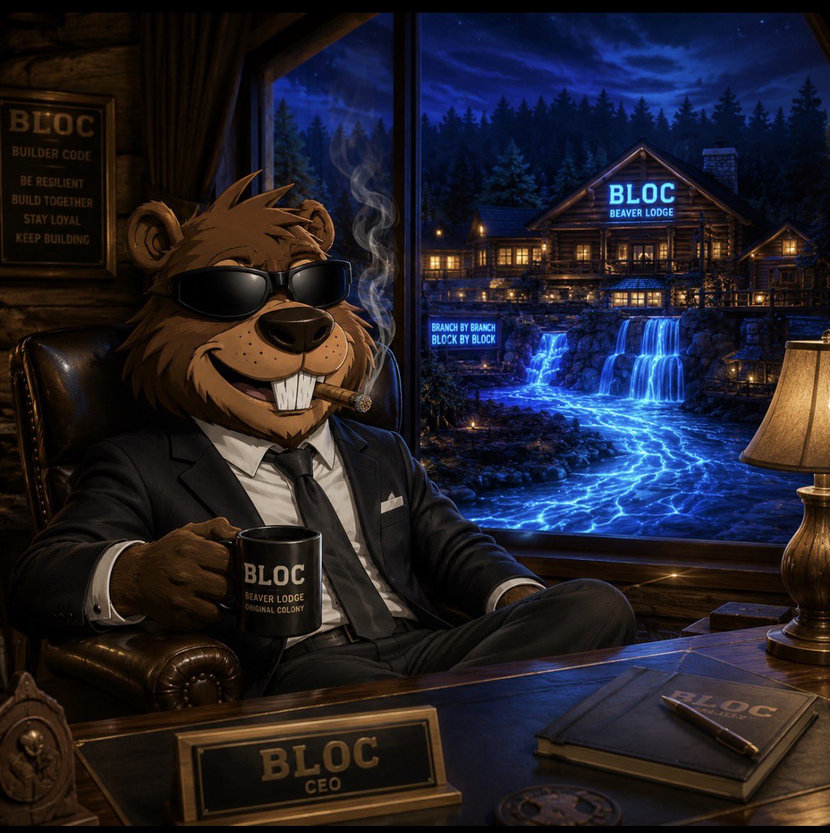 Buzz_BVER's tweet photo. GM 🔆
Happy Monday 
from the “CEO” of the 

Beaver Lodge Original Colony
 “BLOC” @999BVERS https://t.co/mYyohtwnO6