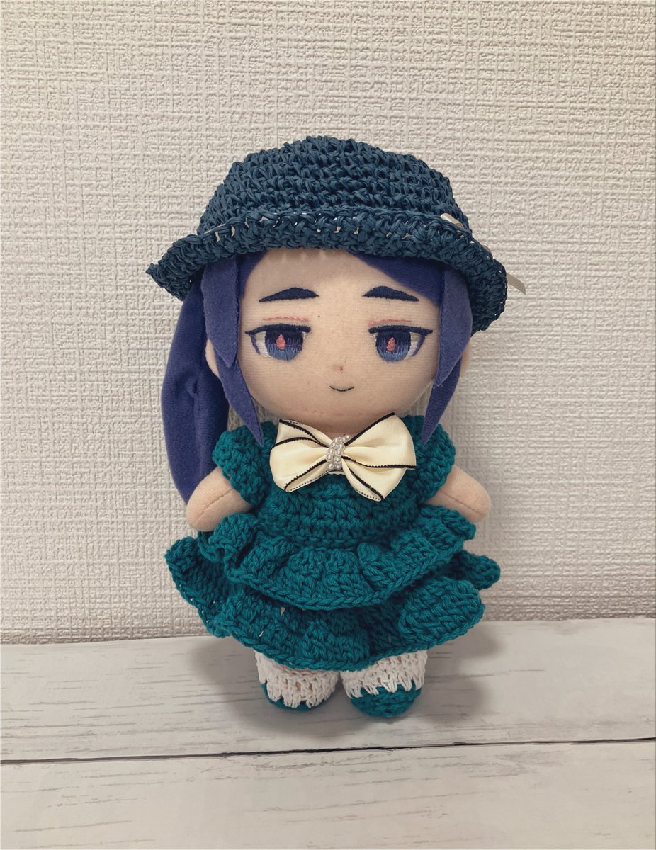 fune00423's tweet photo. 菜花ちゃん誕生日おめでとう
プレゼントに帽子を編みました
高貴な感じになりました
#氷海菜花生誕祭 https://t.co/Dkeph9HbTE