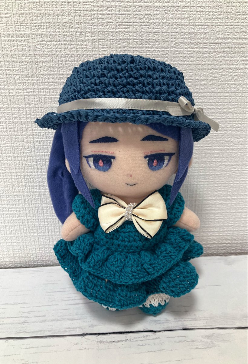 fune00423's tweet photo. 菜花ちゃん誕生日おめでとう
プレゼントに帽子を編みました
高貴な感じになりました
#氷海菜花生誕祭 https://t.co/Dkeph9HbTE