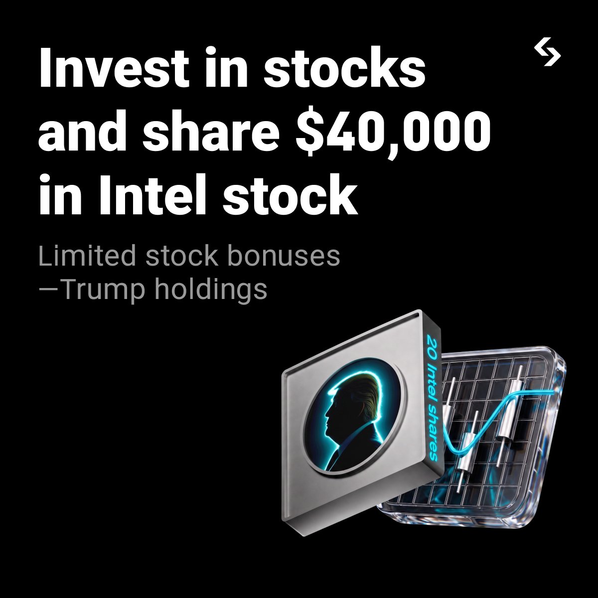 Bitget_TradFi's tweet photo. Invest in Bitget tokenized stocks (rToken) now to share $40,000 in $INTC!

Trade stocks held by Trump and earn up to 20 Intel shares.

📅 August 10 - 17, 10:59 AM (UTC)

You can also get a blind box ranging from 0.01 rINTC to 30 rINTC just by trading to the specified amount. https://t.co/iKq2erQWFs