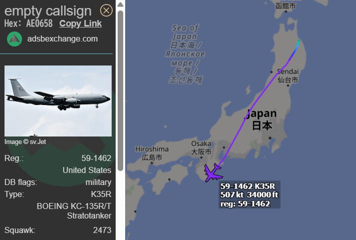 FMilcoms's tweet photo. TORA 72 #AE0658 heading south. https://t.co/Z3ytY0tI3d