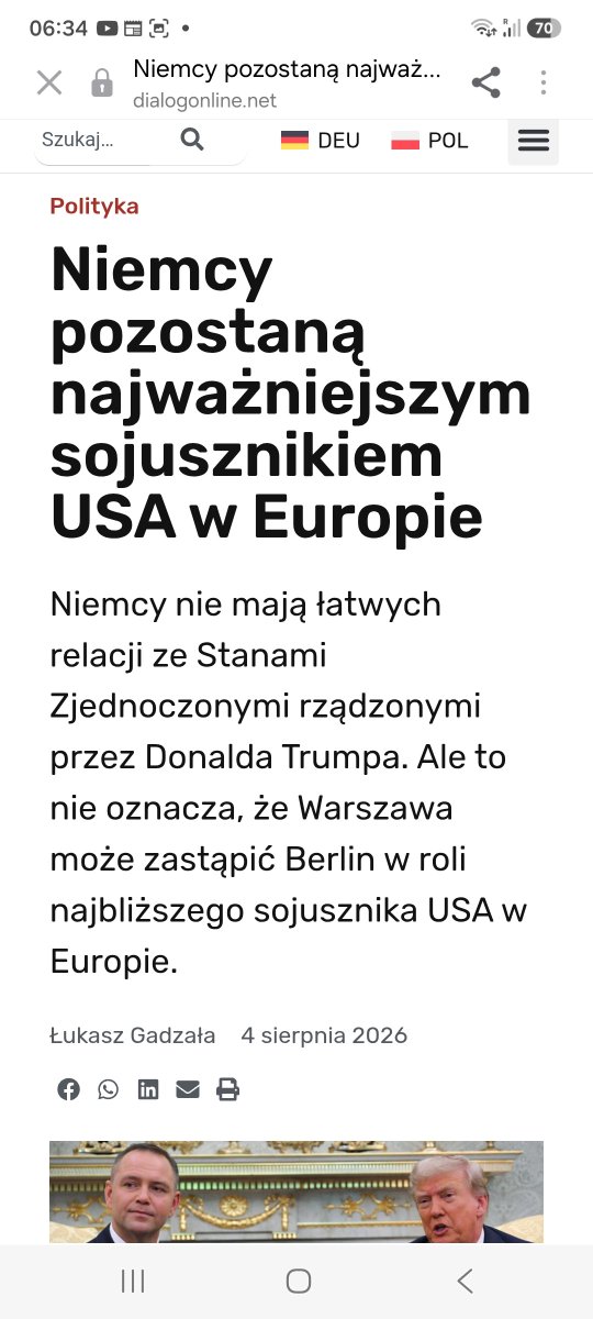 a_fedorska's tweet photo. No to jest boskie, finansowane i 'zaopiekowane' przez niemieckie MSZ czasopismo dla Poloni (sic!) angażuje piórko od @onetpl aby oczerniać i zastraszać Polakom współprace z USA bez Niemiec!!! 

To sa zagrywki z czasów najtańszej i najniższej poziomem propagandy, oni są fertig intelektualnie na dnie