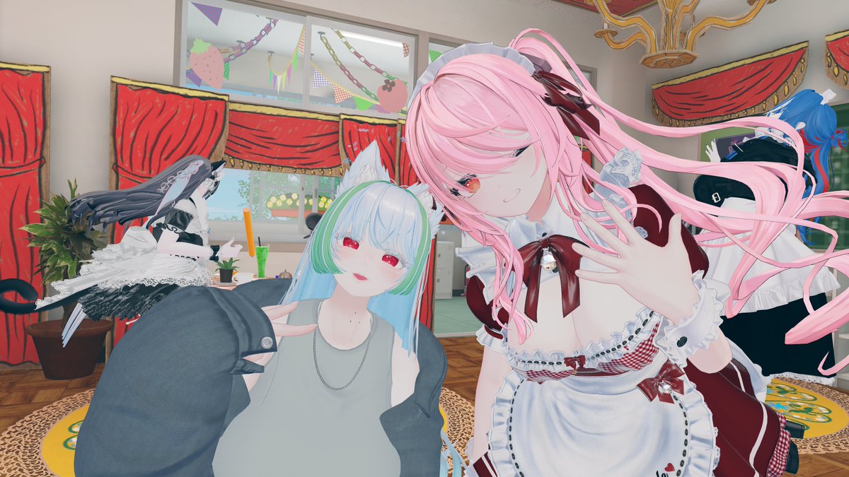 VR_rocca's tweet photo. 4ローテ目！！
後ろにご注目
ショートコント、コンビニ
客のいないコンビニになるはずが、面接会場に……
ｳｨﾝ……
きゅあ https://t.co/VjvLv7elV8