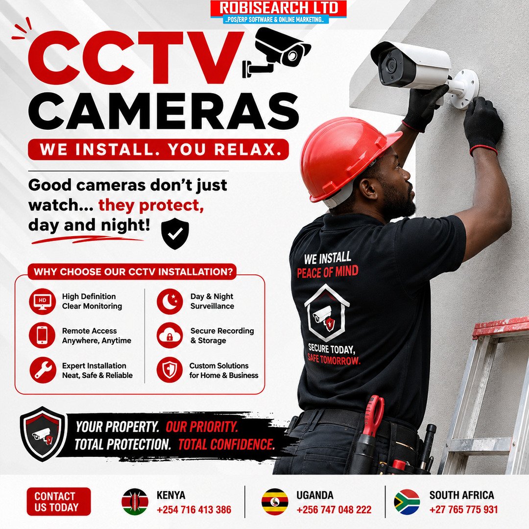 RobisearchICT's tweet photo. A CCTV camera never sleeps. 👀🔒

While you're busy running your business, let CCTV keep watch.

Protect your people, property and peace of mind.

📞0716 413 386

#CCTV #SecurityMatters #RobisearchLtd #Itumbi #pos #erp https://t.co/7a9qzqKFTu