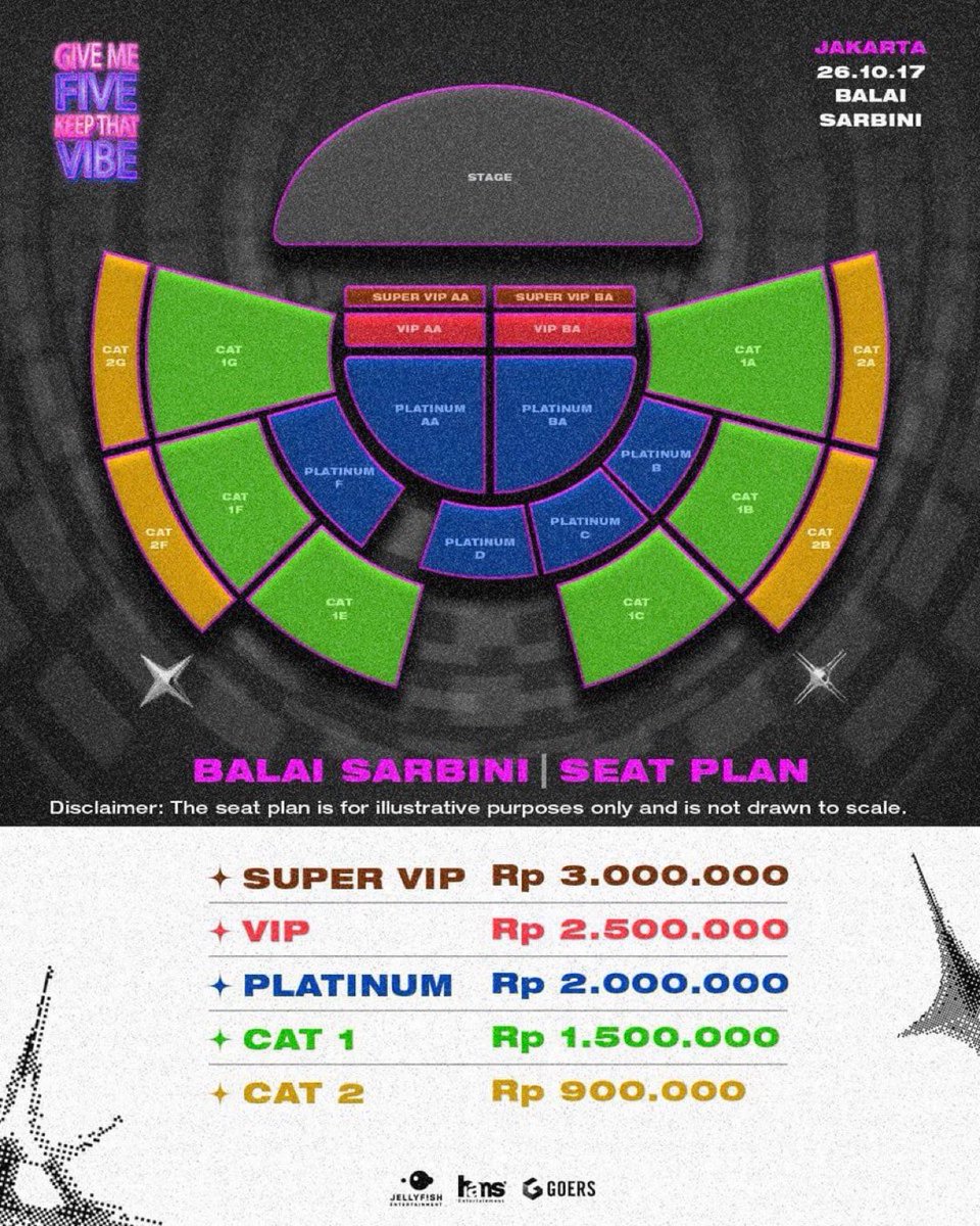 Meowc0cs's tweet photo. WTS #LFB 

VERIVERY "GIVE ME FIVE, KEEP THAT VIBE" Concert in Jakarta 🇮🇩

Available tickets 
- SUPER VIP BA 
- VIP AA 
- PLATINUM BA,D
-CAT 1 A,G

Booking ongoing 
Onsite assistance 
Overseas too dm 

 📥Dm me 
#베리베리 #VERIVERY
#VERIVERY_CONCERT
#GiveMeFiveKeepThatVibe
#GM5KTV https://t.co/k5kOPA318a