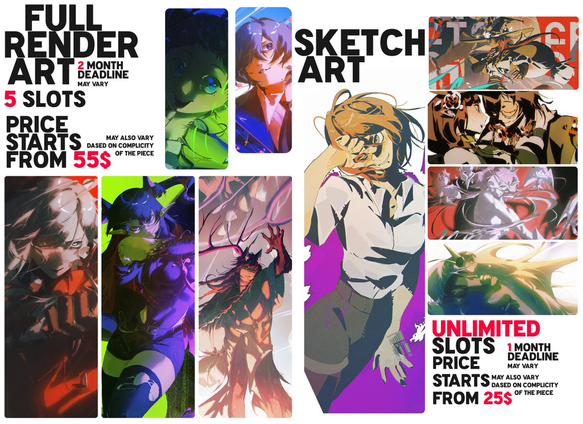 deoccchi's tweet photo. So I've finally decided to open comms so I'd be happy if you share the post!
all info in the pics
#commission https://t.co/5kqhD30ucn