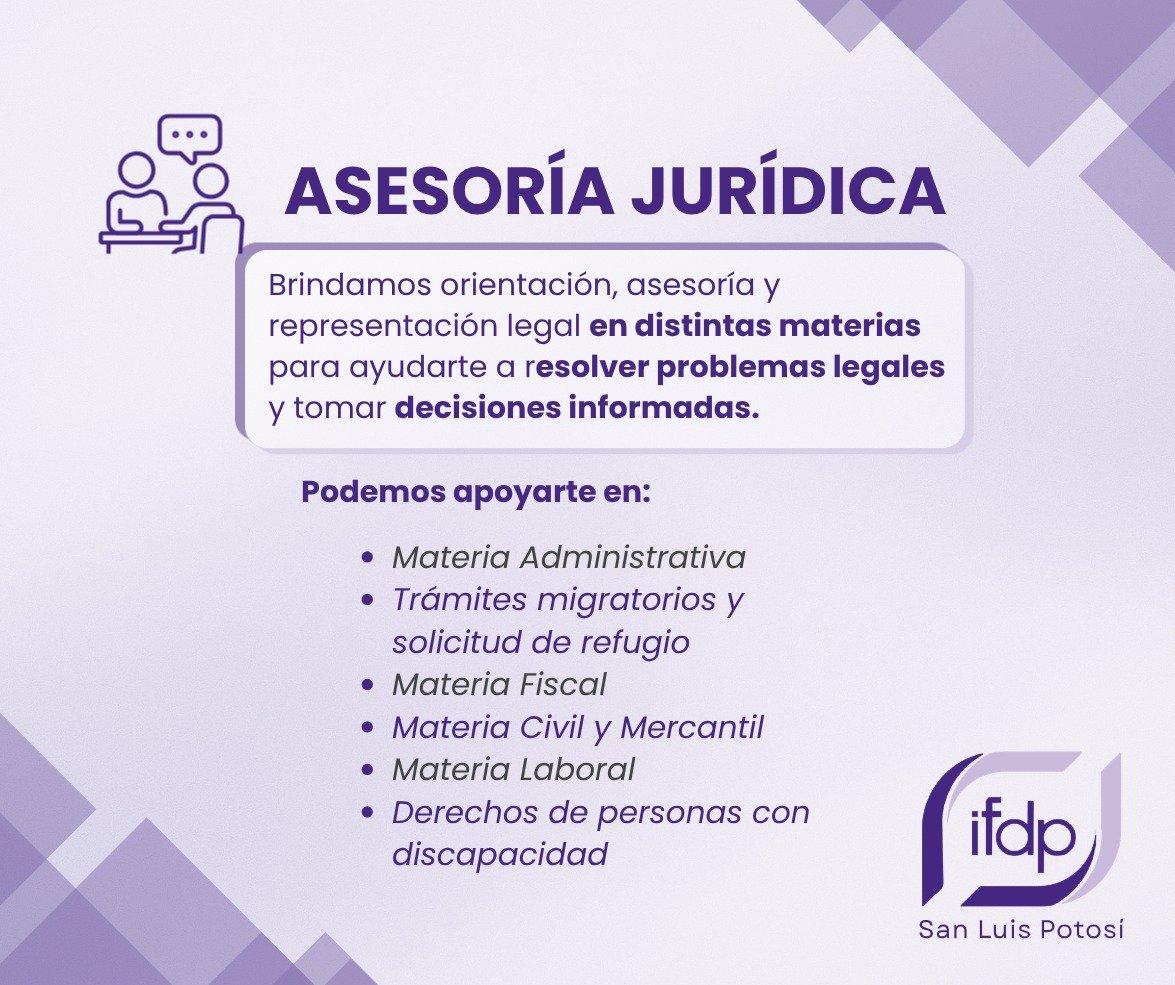 Ifdp_sanluis's tweet photo. En el marco del Día Internacional de los Pueblos Indígenas, te invitamos a conocer qué es el #IFDP.

Aquí te contamos quiénes somos, nuestra misión y los servicios gratuitos que ponemos a tu disposición para acompañarte y defender tus derechos. https://t.co/Omc4fIp3lV