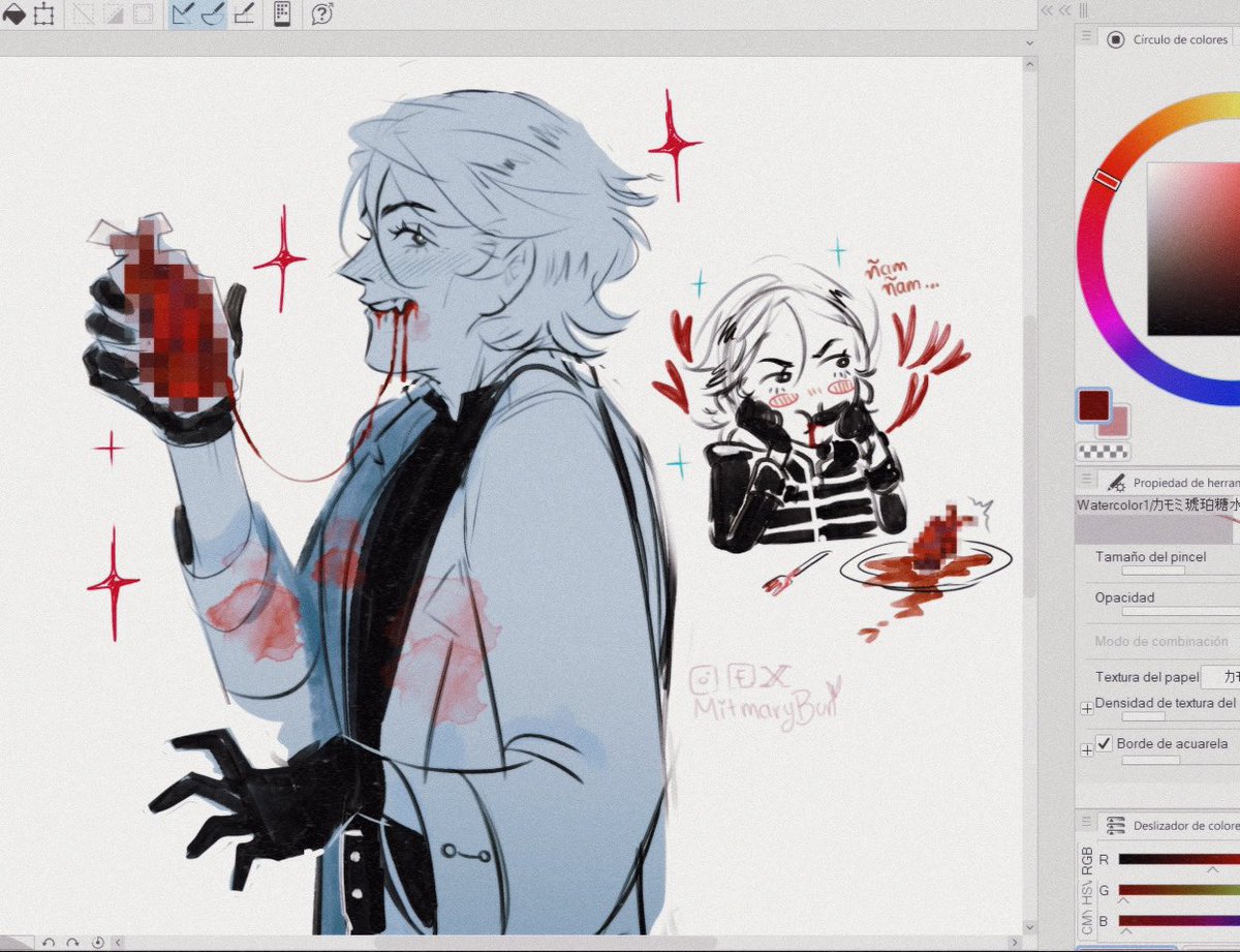 anic_at's tweet photo. 🫀Blood! 
#mcrtwt https://t.co/9DyMtxV8FK