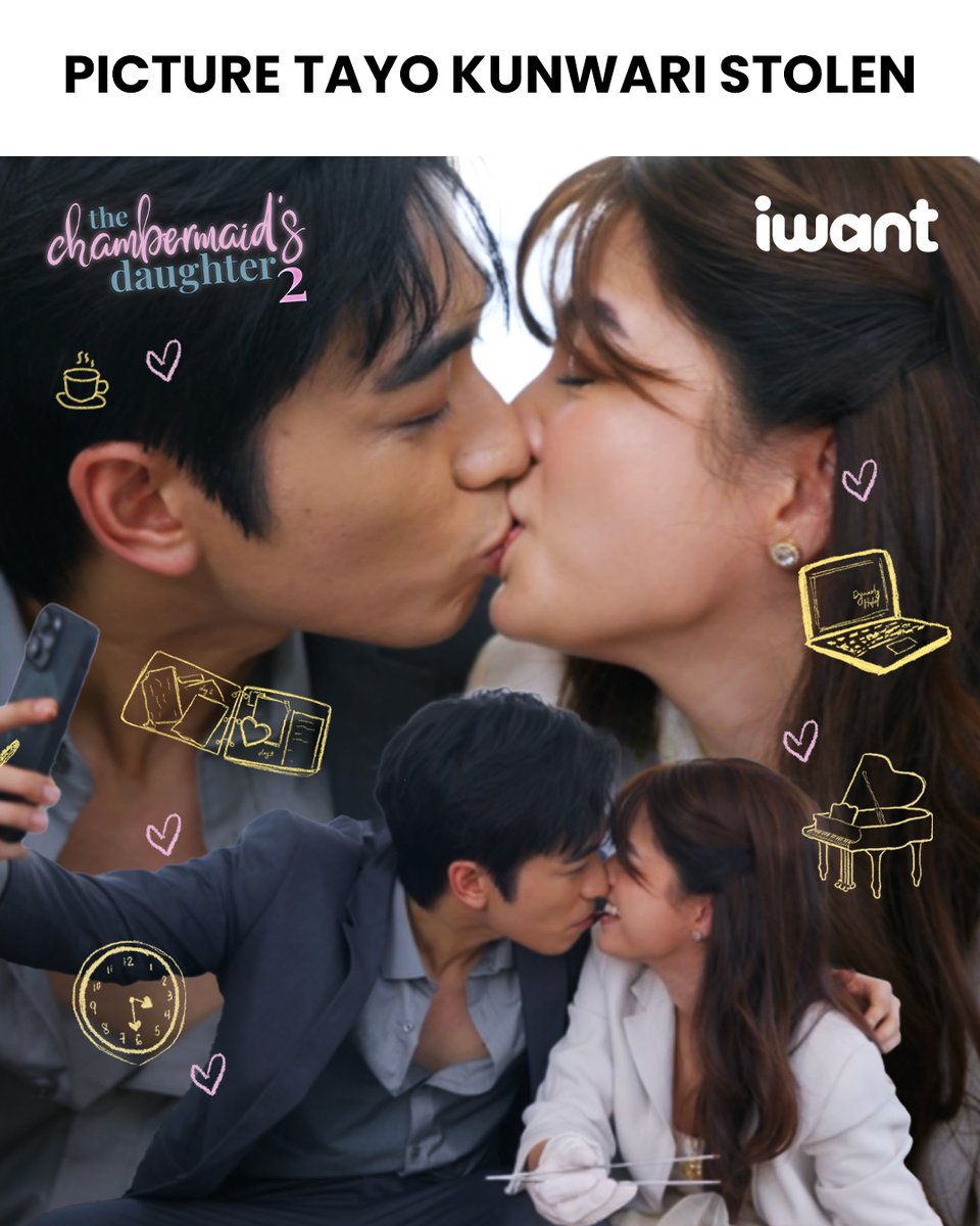 ABSCBN's tweet photo. 🚨GUARD MAY MAGNANAKAW… 🚨
MAGNANAKAW NG HALIK! 🫣👩🏻‍❤️‍💋‍👨🏻

Watch #TheChambermaidsDaughterSeason2 PART 1 NOW on #iWant! https://t.co/gLXX21iCCJ 💞

Abangan ang #TCDS2 Part 2 ngayong August 14 na! 📆

#TCDoniWant #microdrama #GeLex https://t.co/pgB9ErAqou