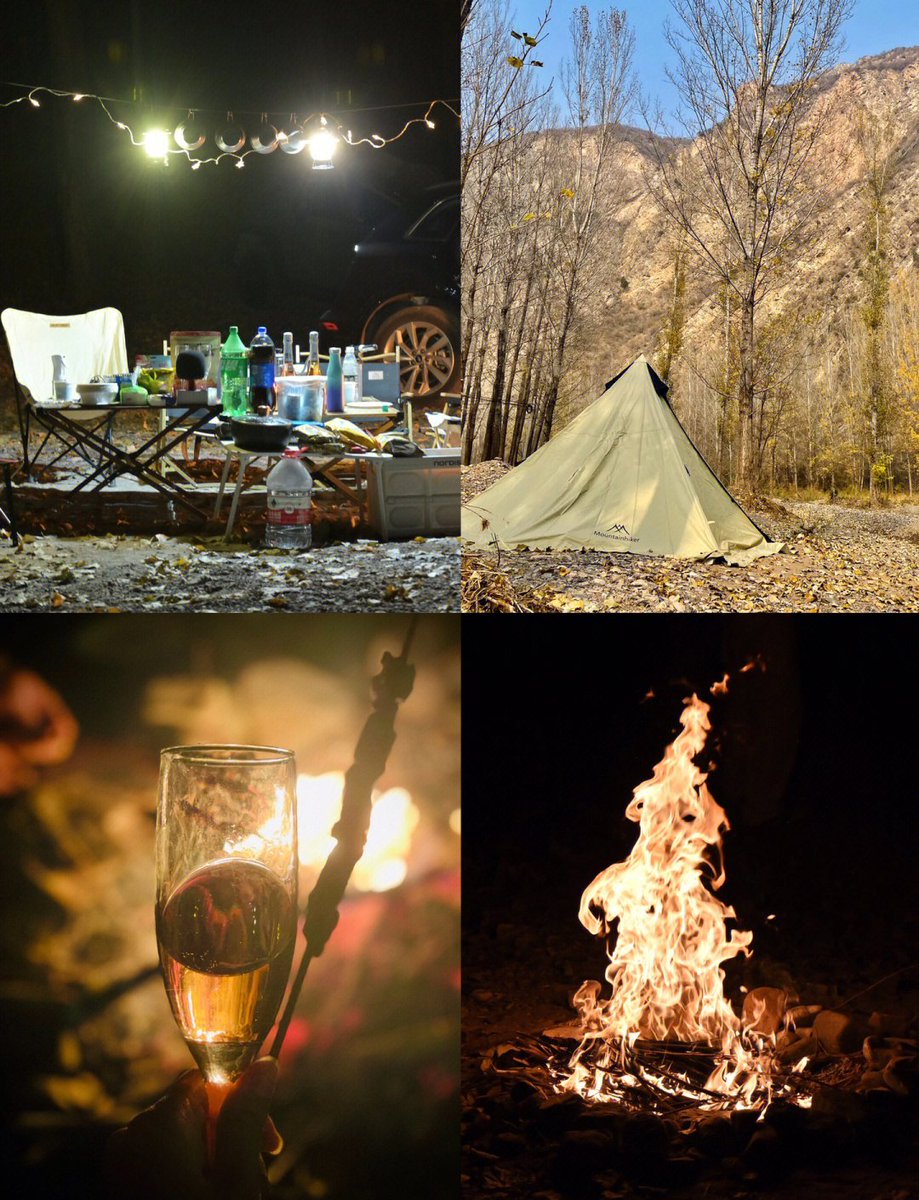 ivan11112846's tweet photo. Just spent the most perfect night under the stars—fire crackling, fresh air filling my lungs, and no alarm clock for tomorrow. Camping really hits different! https://t.co/bK98bUKpHz
