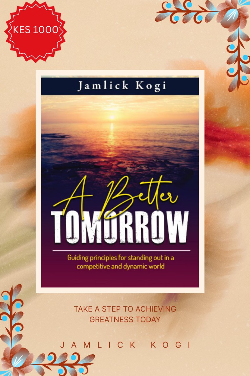 McKogi's tweet photo. Just like flowers, blooming is a process-it doesn't happen overnight.
Growth requires patience, hard work, discipline, consistency and laser-focus.
Get your copy of A Better Tomorrow Book and discover insights on personal branding, entrepreneurship and networking. https://t.co/hyIA4plEQw