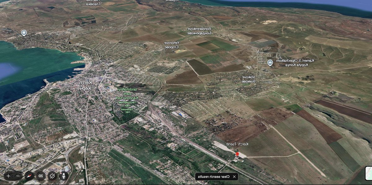 Matt111GC's tweet photo. Earlier this year I also located one of the locations shown off in the cloud tech demo to be Kerch, where the Crimean bridge is located. https://t.co/YdTFmtKZxs