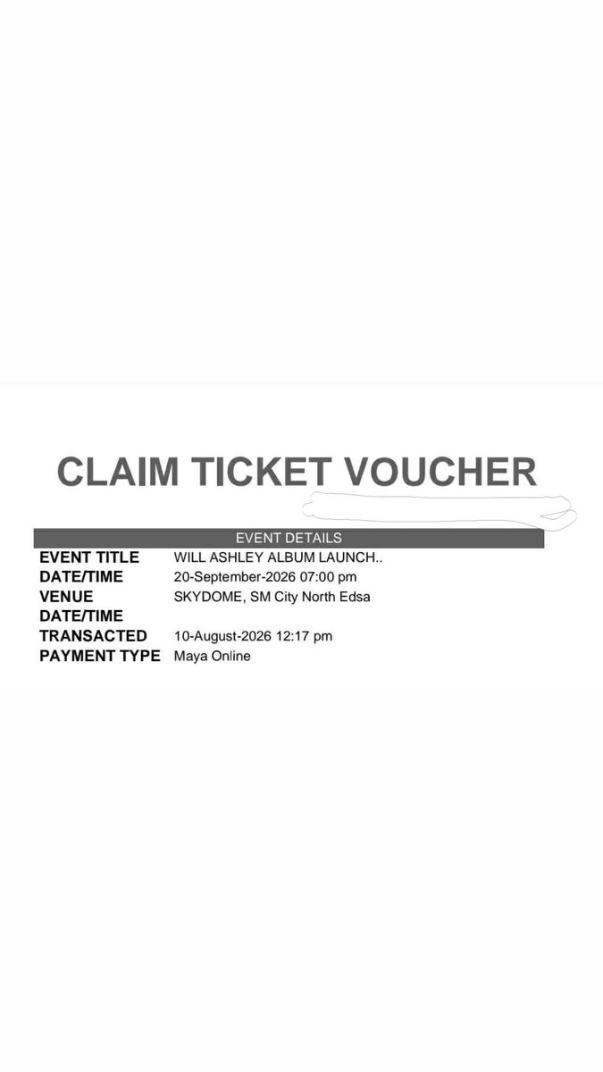 _ricaaa2's tweet photo. HUHU SAYANG WALA NG SVIP PERO OKAY NA YUN VIP 1 🥹😭 SEE U @willashley05

LIHAM TICKET RELEASE
LIHAM TICKET RELEASE
LIHAM TICKET RELEASE https://t.co/MIb7P3PvkF