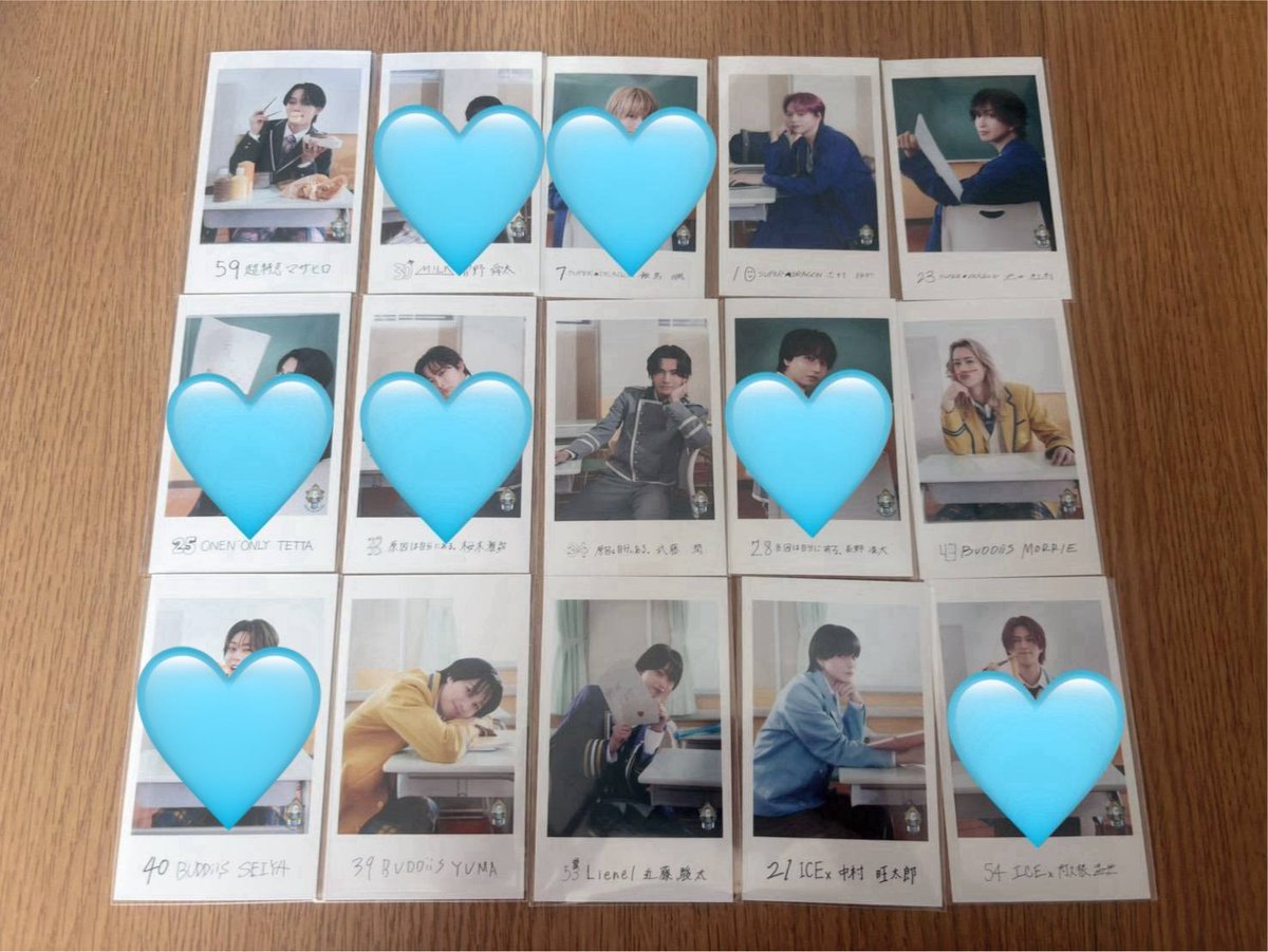 sast__13's tweet photo. @0【交換】EBiDAN THE LIVE 2026 15th Anniversary ミニフォト 隣の席セット

譲：マサヒロ、志村玲於、 池田彪馬、武藤潤、MORRIE、YUMA、近藤駿太、中村旺太郎

求：アロハ

郵送にて交換希望です。
検索からもお気軽にお声掛けください🙇🏻‍♀️🌸 https://t.co/I2rBLlXz51