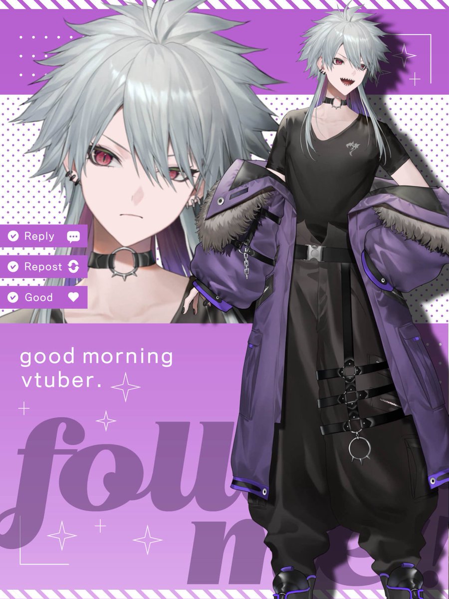 Ruscha_Alvah's tweet photo. おはよん
今日は22時から復活配信やるよん

久々夜会おうなぁ！

＃おはようVtuber https://t.co/AwqwFDdr4f