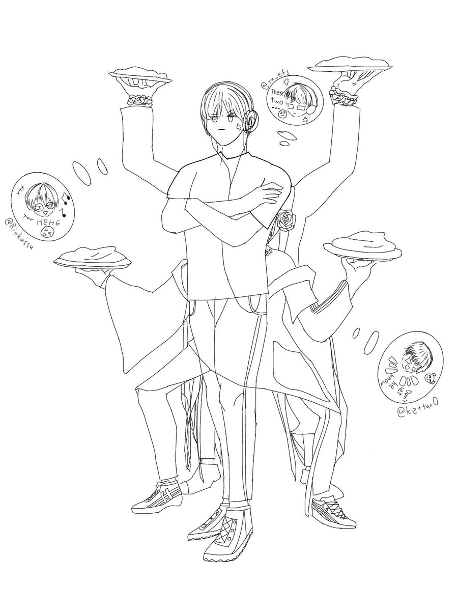 lucidashanno729's tweet photo. #RinkArt #拝啓リンカ #everfree_studio #EFS
ついにRinkassu、Yu、Kettaroを描けました!꒰˶>ᗜ<˶꒱
前のトレスを見てからずっと描きたかった一枚です!
「Kettaroパパが息子Rinkassuを連れて、Yuパパにいたずらする」図🤣こういう設定、本当に面白くて大好きですw
🧡💙💜 https://t.co/fUJIW5eyCu