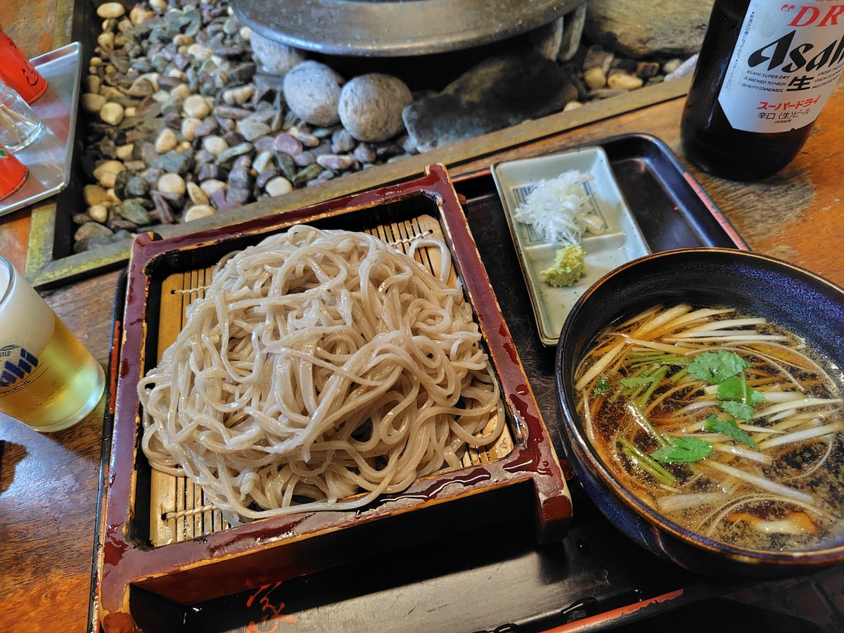eclipse_mako's tweet photo. セットものをがっつり食べようと思っていたんだけど、無性に鴨せいろが食べたくなったので、鴨せいろ大盛り😋 https://t.co/cHkTT01sUe