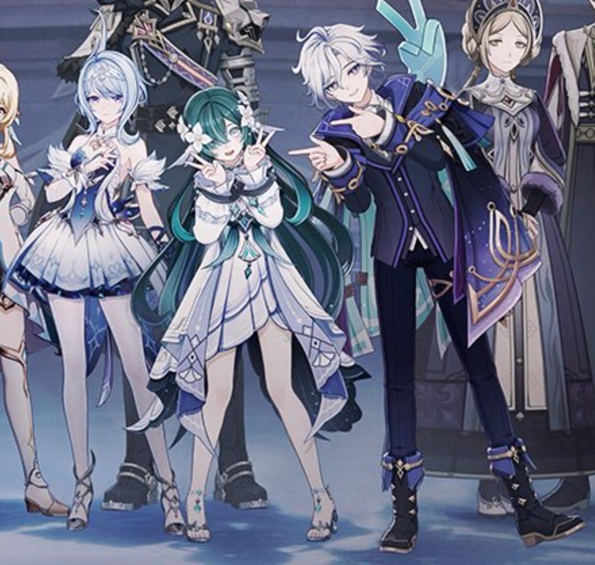 kafkadaks's tweet photo. "Point to hoyoverse's next yurigem!"

The wise Mitya: https://t.co/UdEQOak8WE