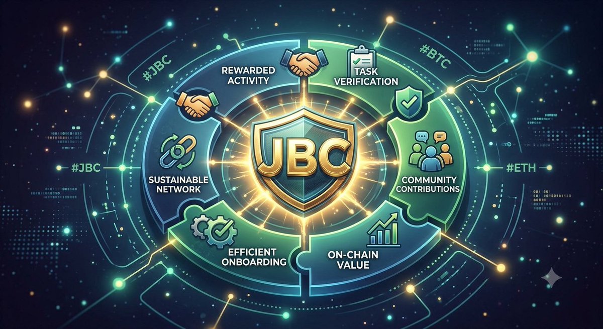 G_Origins's tweet photo. Rewarding real user activity and platform milestones is the future of Web3! Replacing pure speculation with verified task frameworks creates a sustainable network where active participation drives true value for everyone. 🌐💎
​#JBC #BTC #ETH https://t.co/zLqbTqebz4