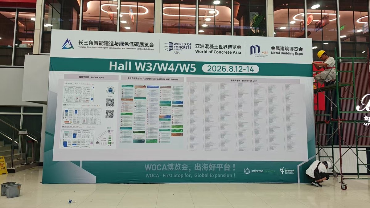 WOC_Asia's tweet photo. WOC Asia 2026 will go ahead as scheduled!

Get your FREE tickets!
👉https://t.co/dUlvQ42jF0

Despite the typhoon, everything is progressing smoothly. Our team and exhibitors are working hard on-site to get everything ready.

August 12–14
See you in Shanghai!🚀

#WOCAsia https://t.co/jsjOfYs3Cz