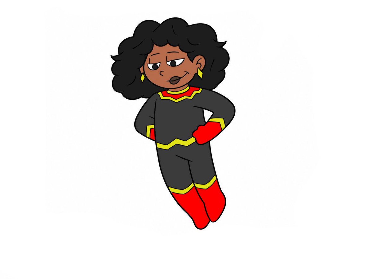 Dippy_comics's tweet photo. Meet Overpowered, the hero who can any superpowers of her choice. 
#dippycomics
#comic
#characterdesign
#digitalart
#conceptart https://t.co/wk2LZvGoeI