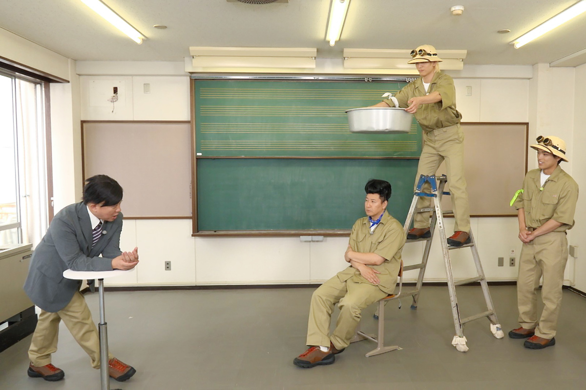 oricon's tweet photo. timelesz原嘉孝＆篠塚大輝、体当たり実験💥
「タライ落とし｣｢すねバット｣｢タイキック」
罰ゲームで”ノーリアクション”貫けるか☠⁉️
⠀
「衝撃吸収材」の夢の実験、完結編
https://t.co/qYU4OSosYm
⠀
8/11(火)23:56『ネイチャーティーチャー』
#ネイティー https://t.co/kh5nNleJSF