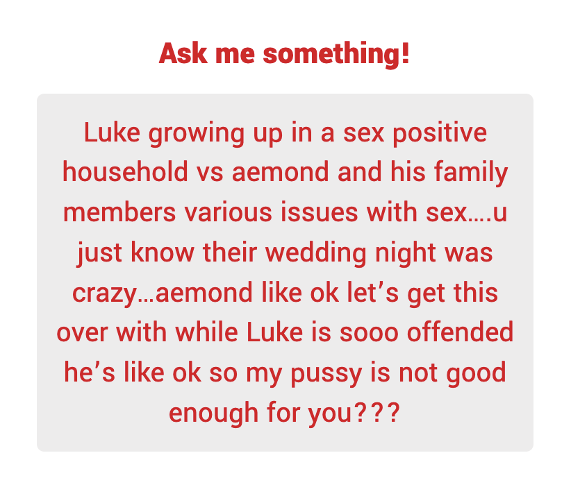 _goblinhours's tweet photo. anon this really inspired me. aemond who is dreading his wedding night vs luke who is optimistic and excited... so delicious.

read here → https://t.co/mUHEToiB24 https://t.co/Zlj8nHW8Q4