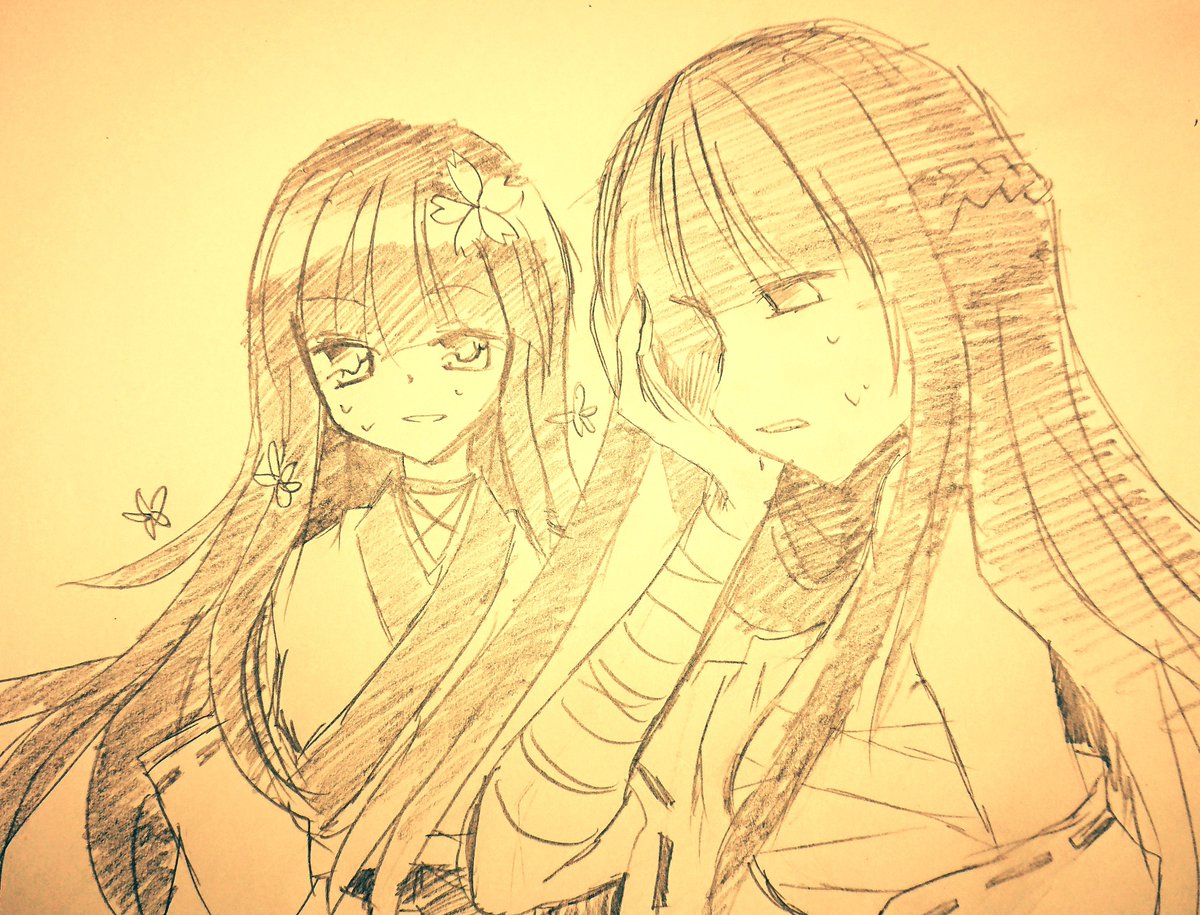 Hina_ASAx58's tweet photo. 一方の巻き添え妹たち

加古美少女すぎて辛い
衣笠の改造まだ……？ https://t.co/f4Q8BLiNeZ