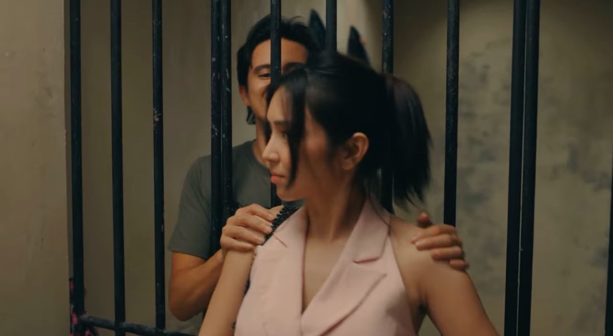 KathReidMedia's tweet photo. Kathryn Bernardo &amp; James Reid still shots from the prison scene. 

Credits: Dreamscape Entertainment

#KathReid #SomeoneSomeday https://t.co/RfC8ygmZ8H