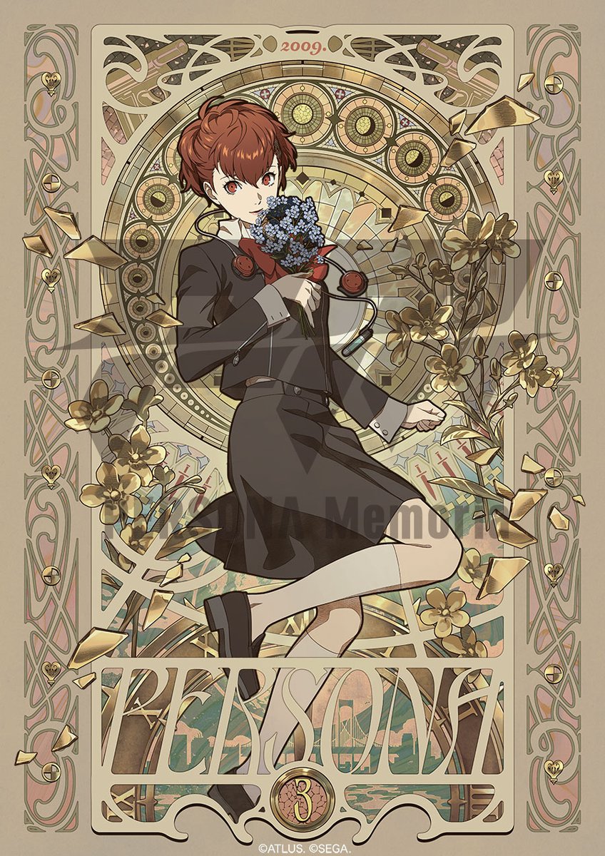 Persona_memoria's tweet photo. 各シリーズのモチーフを散りばめた、
新規オリジナルビジュアルを公開

┈┈┈┈┈┈┈┈┈┈

　主人公(P3P)

┈┈┈┈┈┈┈┈┈┈

▼特設HP
https://t.co/jvsYzxSQf6

＃p30th ＃Persona_memoria https://t.co/gE5jDWkcdI