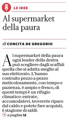 Siddh60's tweet photo. La casalinga frustrata scrive ancora idiozie avulse dalla realtà.
Il supermarket della paura ce lo ha portato in casa lei e la feccia come lei! La #sinistra!
Scelga: vuole il brivido di #termini dopo le 23?
O preferisce la Centrale di #Milano?
Apprezza di più un parco pubblico con stupratore già noto ma puntualmente libero?
O qualche spacciatore in crisi che aggredisce chi incontra?
Gradirebbe la casa di #Capalbio occupata dagli amci della #Salis?
O la macchina distrutta dagli amici di #Lepore/#LoRusso/#Gualtieri?
Piacerebbe il suo quartiere devastato dai teppisti di #Askatasuna ? O forse preferisce una bella rissa a colpi di machete sotto casa, magari mentre sta rientrando sua figlia dalla discoteca?
Questo è il supermarket con articoli della paura che la #sinistra ha imposto agli italiani con la sua insensata politica di #immigrazione fuori controllo per avere qualche elettore in più e lucrare sull'accoglienza!
Poi ci sono le merdacce come lei, che vogliono rivoltare la frittata e fanno finta di non sapere che sono loro i responsabili!
#Concita fa la smarrita!
@concitadeg