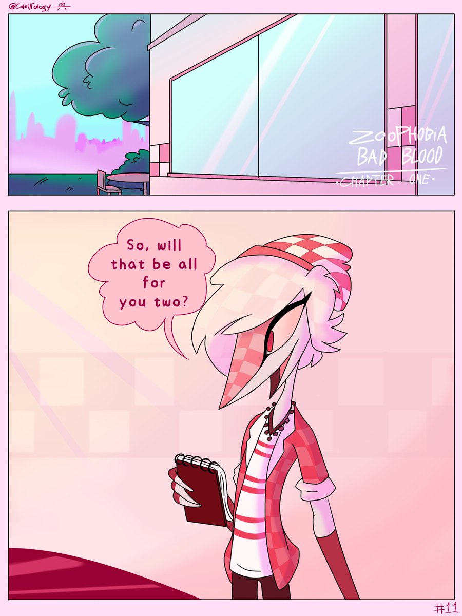 ColeUfology's tweet photo. Zoophobia Bad Blood  - Page 11 - Chapter 1

#Zoophobia #comic #furryㅤㅤㅤ #furryart #BadLuckJack #DamianBeelzly #DamianZoophobia #JackZoophobia #JacksonWells #fanart #ZoophobiaArt #ZillionMartinez #ZillZoophobia #ElijahZoophobia https://t.co/Q9W2oXzD1m