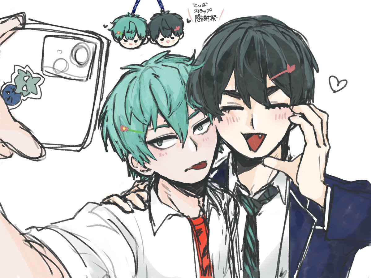 T__I__0's tweet photo. tiivストラップありがとうの絵 https://t.co/iGzzcfqEsl