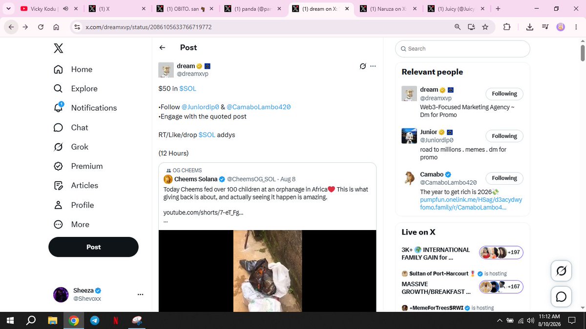 Shevoxx's tweet photo. @dreamxvp @Juniordip0 @CamaboLambo420 Thank you so much Dream sir 🧡

7BT2MLvEEenfoPw1W8P6v1fA7VTEc3DzZgoURygFSVB8 https://t.co/5sKmdodJDZ
