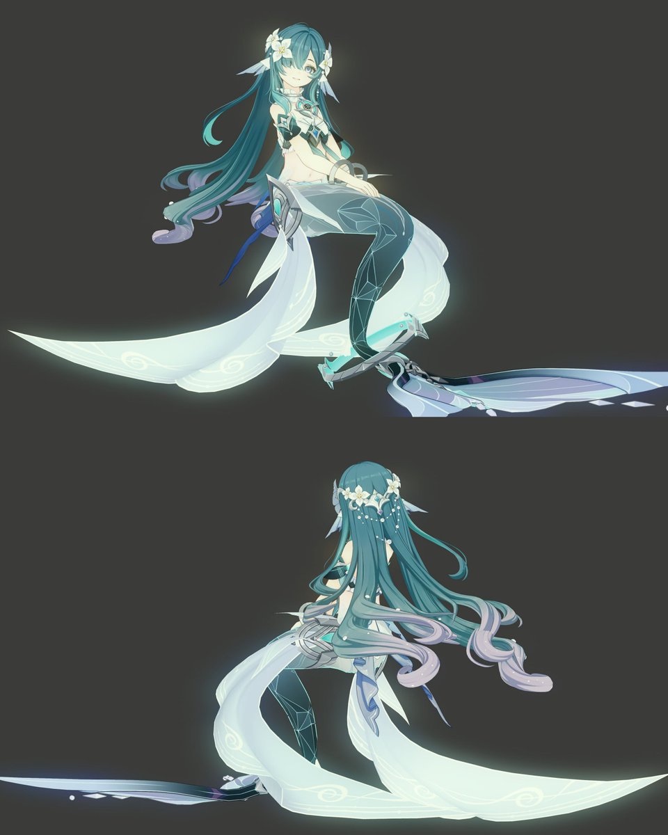 GenshinUniverse's tweet photo. VODYANITSA MERMAID 

Via USC, Zukeroon &amp; Hoyotoon 

#GenshinImpact https://t.co/pv8YDlHVgD