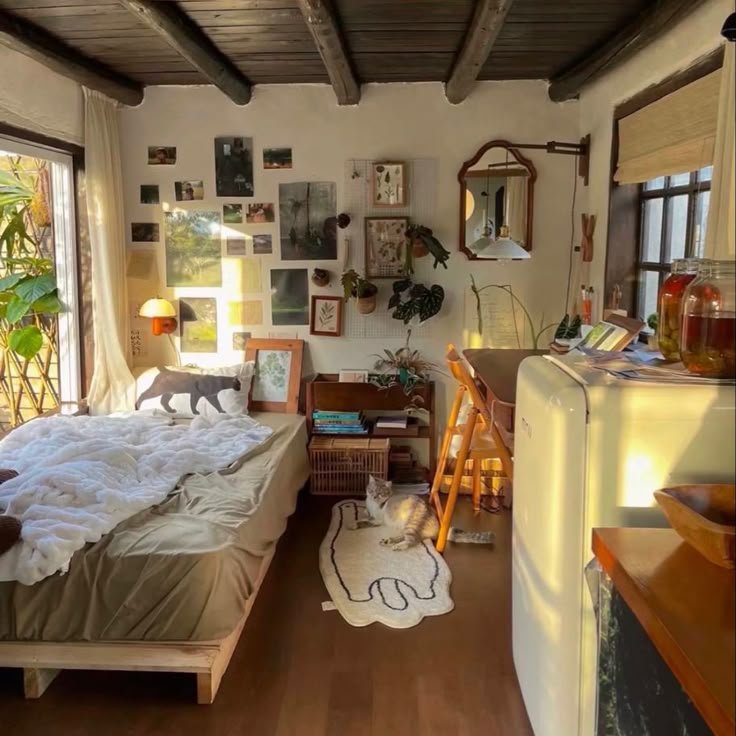 viutiwul's tweet photo. Step into this sunlit wooden haven where trailing plants, soft textures, and warm natural light turn every corner into a peaceful. https://t.co/gqzvqpgoiW