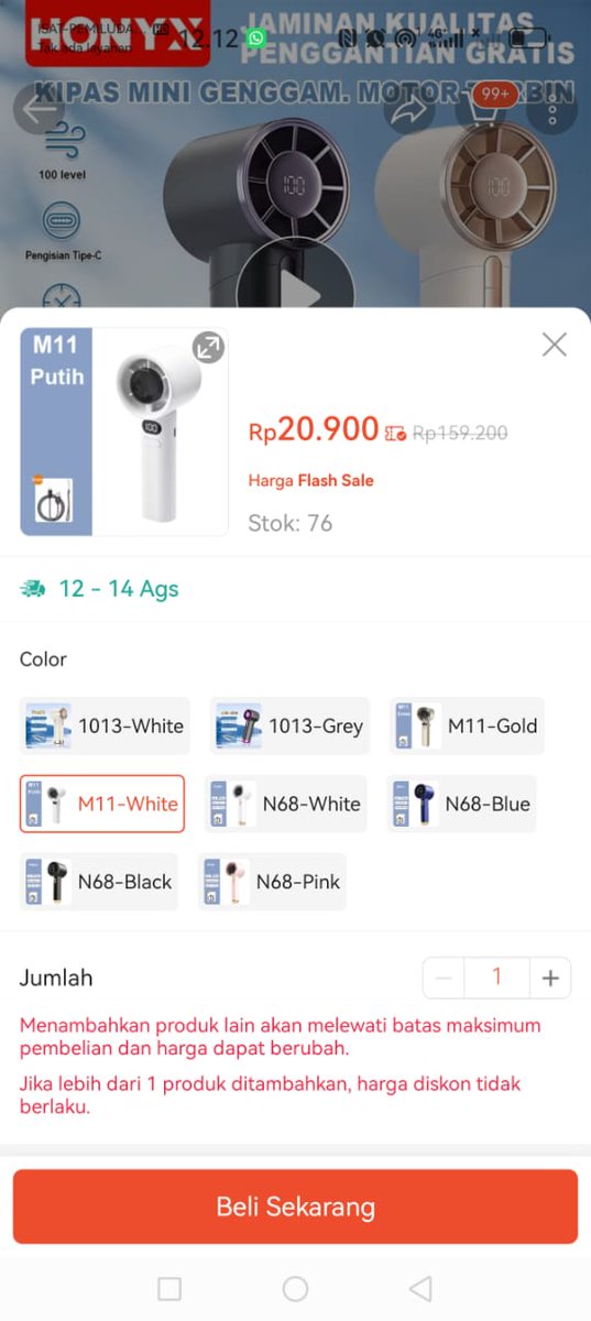 ReProStuff's tweet photo. PROMO Kipas Portable

Link Produk: https://t.co/wVQjhgYihL

#infopromo #promoshopee #promokipas https://t.co/NxRIaTfFRX
