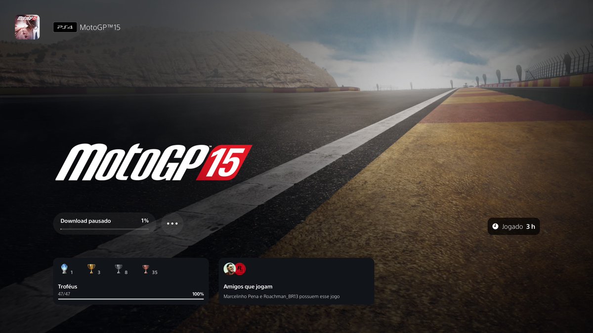 TIFA_FF7__'s tweet photo. Platina #238 - MotoGp 15 https://t.co/sUG1fFTyde