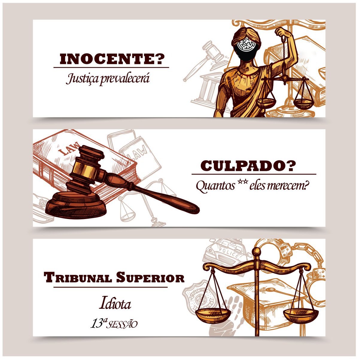 mentes_idiotas's tweet photo. SILÊNCIO !  

Está aberta mais uma sessão do Tribunal Superior dos Idiotas ! 

Na sessão de hoje teremos: 
> Meu nome VS Meus amigos
> Desconvidados indesejados
> 5 é demais

🎧 OUÇA AGORA ! 
https://t.co/EQWF996Lrq

👉 SIGA A GENTE ! 
https://t.co/JQVAwQ07wm https://t.co/9dqukISHBy