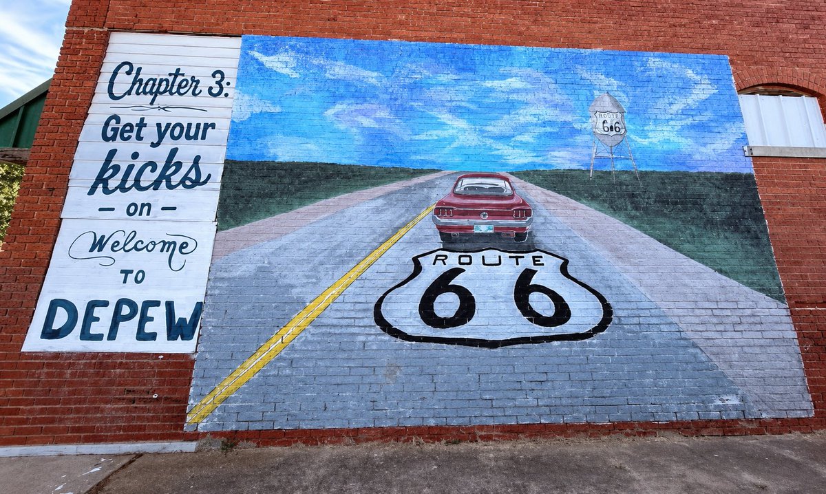 bnbwvu33's tweet photo. Got my kicks on Route 66… and apparently a few ghosts, abandoned gas stations, questionable detours &amp; towns that Google Maps may have given up on. 

Next stop: The Finish Line

#BollingerCannonballRun https://t.co/1tP07qDWBN https://t.co/J4laLYJrN8