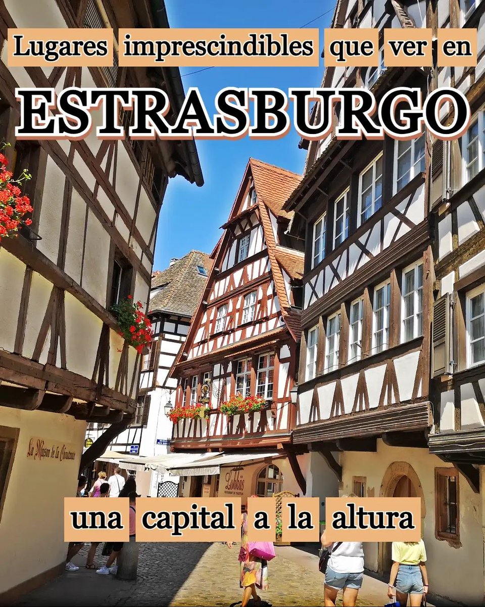 avecesveoviajes's tweet photo. | Los lugares imprescindibles que ver en Estrasburgo, una capital a la altura |

Estrasburgo suele asociarse a la sede del Parlamento Europeo. Pero la ciudad sorprende mucho antes de llegar a sus instituciones: un casco histórico de cuento, canales, bellos puentes y uno de los primeros centros urbanos franceses reconocidos por la UNESCO... (1/4) 🧵👇 

https://t.co/I6tyPERjIn