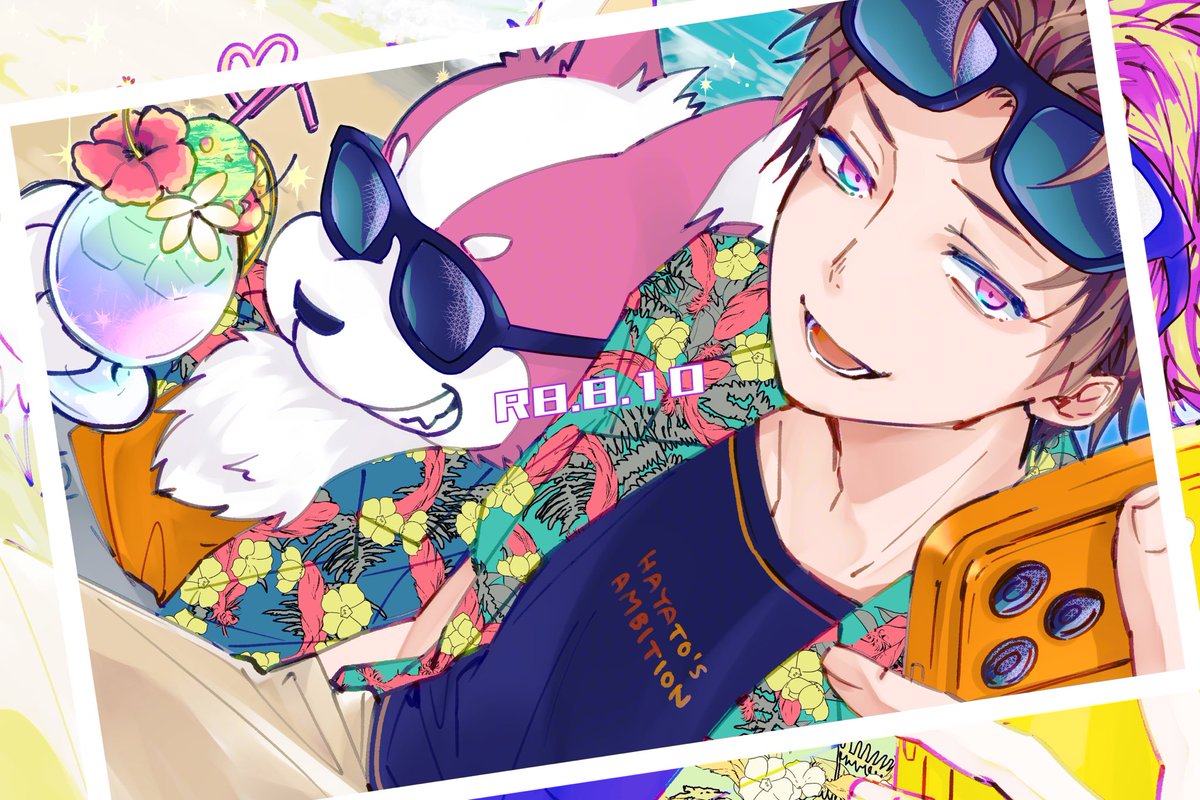 kanichan_voov's tweet photo. 今年の今日はハヤトの日🏖️めでたいね！
#ハヤトの野望 https://t.co/md2KyR5L3c