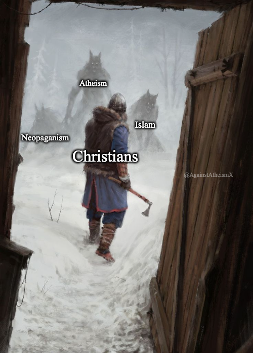 AgainstAtheismX's tweet photo. Brothers and sisters  

The battle for the west has begun. https://t.co/3IqhbFRx3e