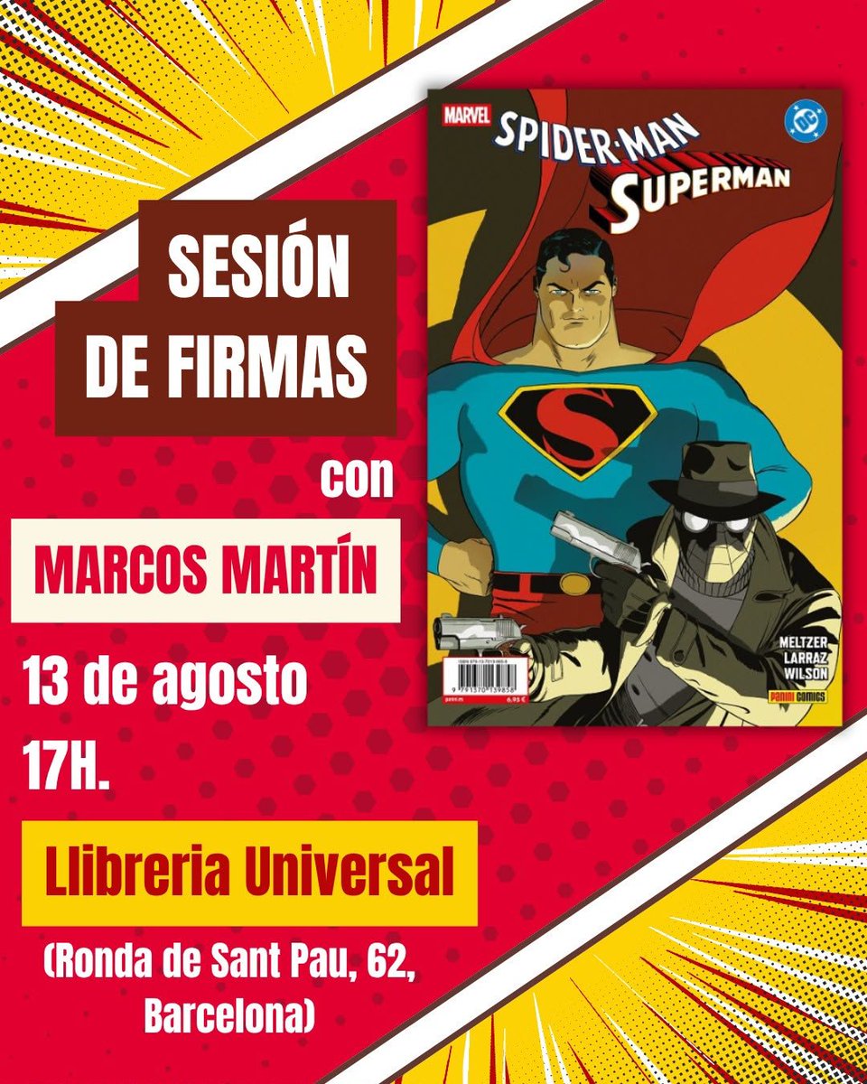 ComicsUniversal's tweet photo. ¿Tenéis plan para este jueves?

"Sí", la respuesta es "Sí".

Concretamente tenéis plan aquí, en @ComicsUniversal, para la sesión de firmas del gran @PanelSyndicate 

¡¡Os esperamos!!

⏰ 17:00h https://t.co/zZbhzzKxWO
