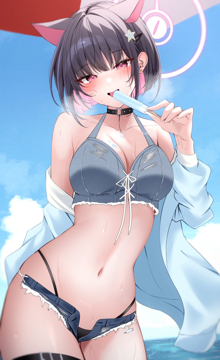 ガチで襲われる5秒前なカズサrkgk #ブルアカ
