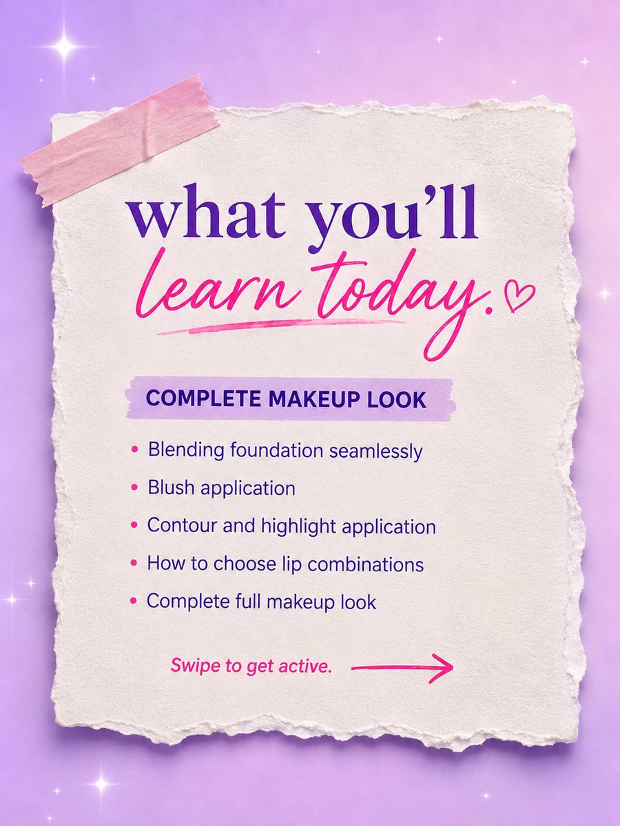 TachaBeautyHQ's tweet photo. DAY 4 IS ACTIVE!! 💜

And trust us, you don’t want to miss today’s class!!

Let’s see you in the comments 👇if you’d be in class tonight!! 

#tachabeautyhq
#makeupbootcamp https://t.co/NwVyribKom