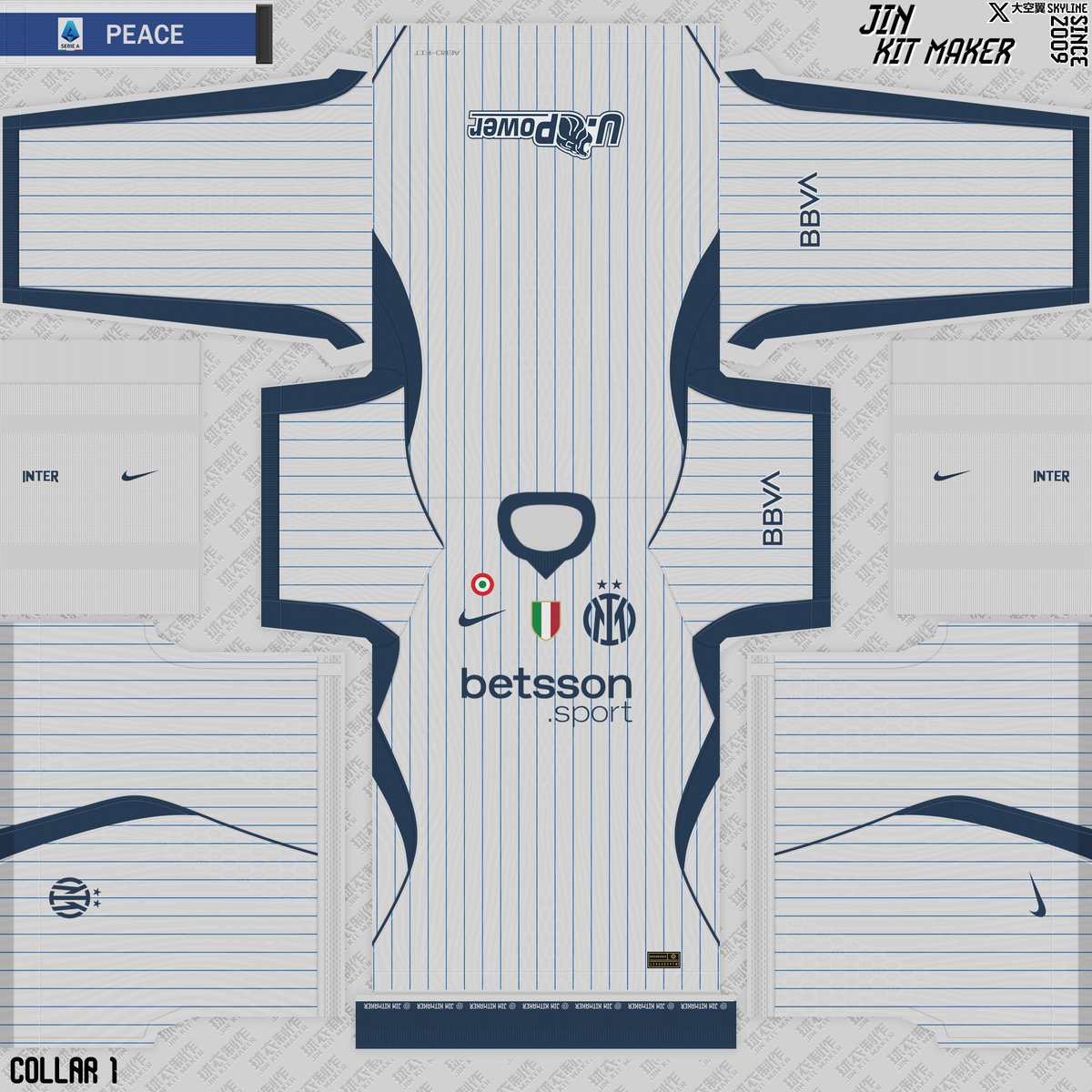 JinKitmaker's tweet photo. Inter 26/27  Serie A  

🔵⚫️Home / Away / Gk1 / Gk2 / Gk3

https://t.co/exwS9XcZES

#eFootball #PES2021 #Kitpack #patterns #peskit #kitmaker #Inter #ForzaInter #InterPreSeason #IMInter #SerieA #calcio #nikefootball https://t.co/TLLvV21JMo